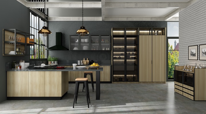 廚房整體櫥柜設(shè)計(jì)圖